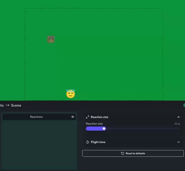 Real-Time Reactions