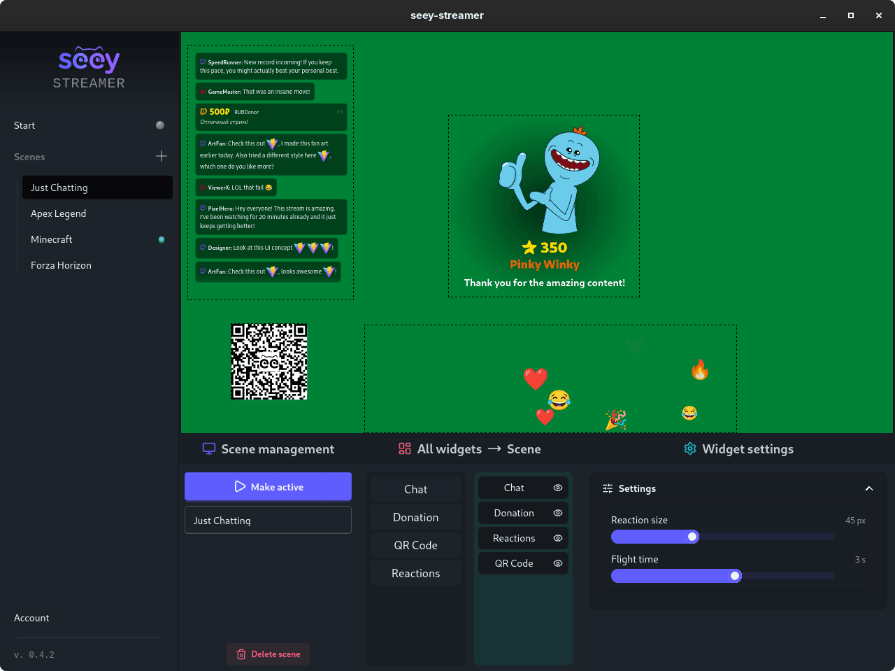 Seey Streamer Desktop App