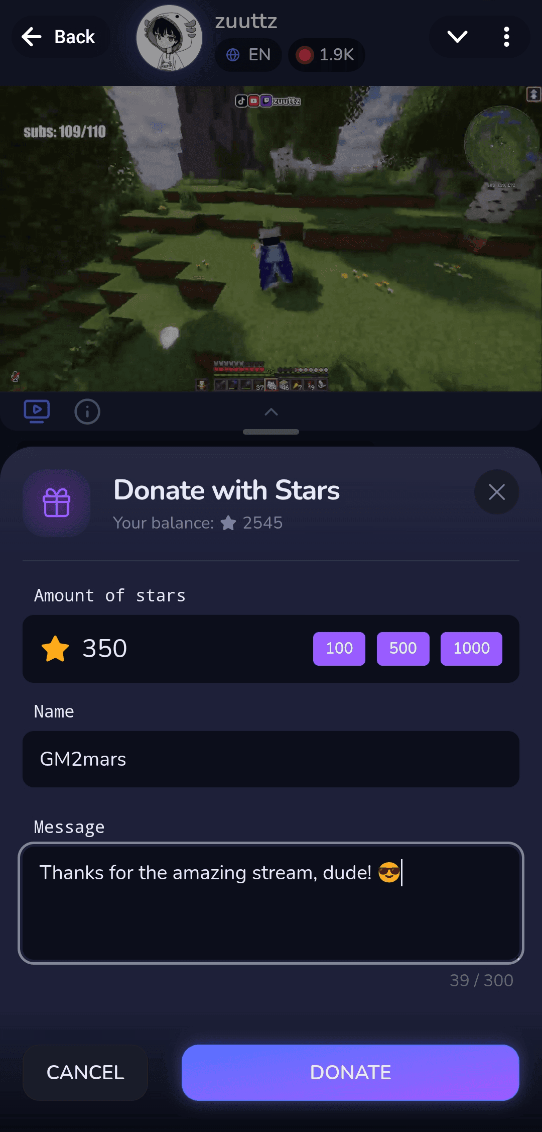Donation Drawer